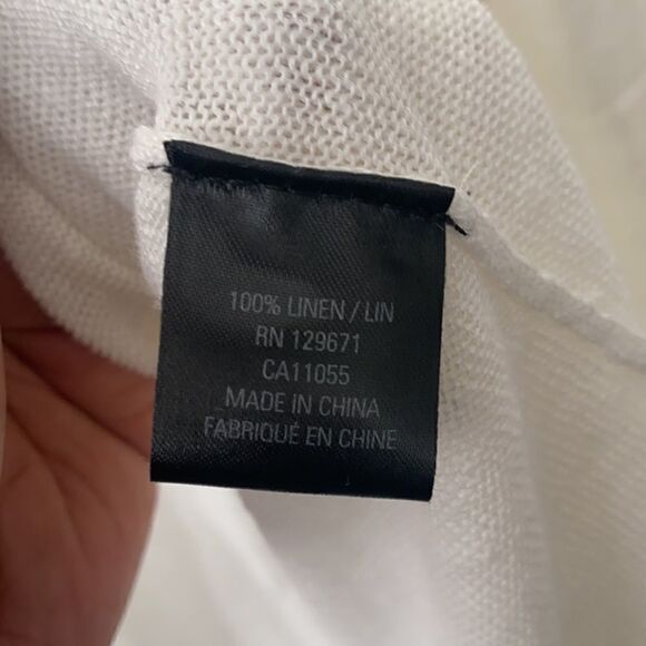 360 Long Cardigan linen Italian Yarn Sweater M - Picture 9 of 9